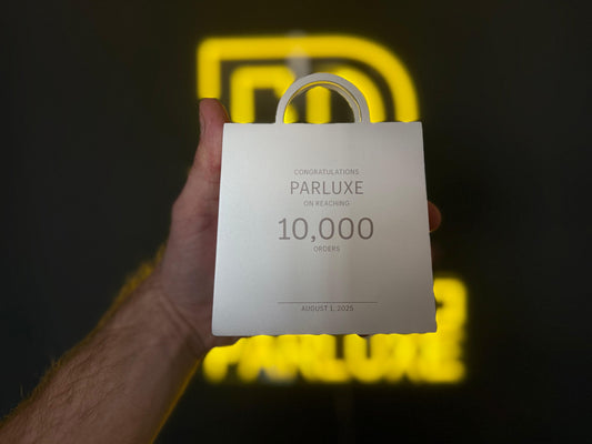 Van 1 naar 10.000 orders: Onze mijlpaal met Parluxe