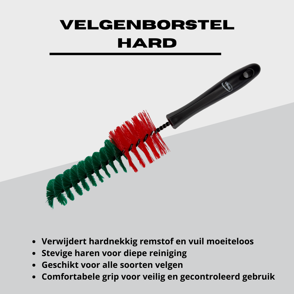 Velgenborstel Hard