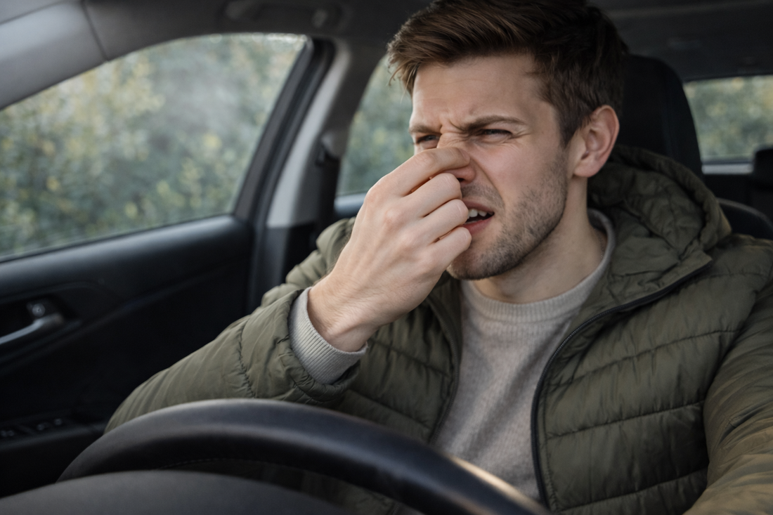 Auto stinkt na regen? Zo pak je het aan