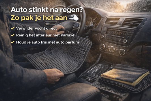 Auto stinkt na regen? Zo pak je het aan