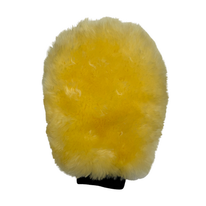 Waschhandschuh aus Lammwolle