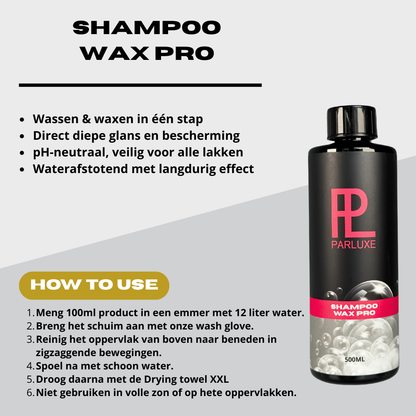 2 X Shampoo wax pro